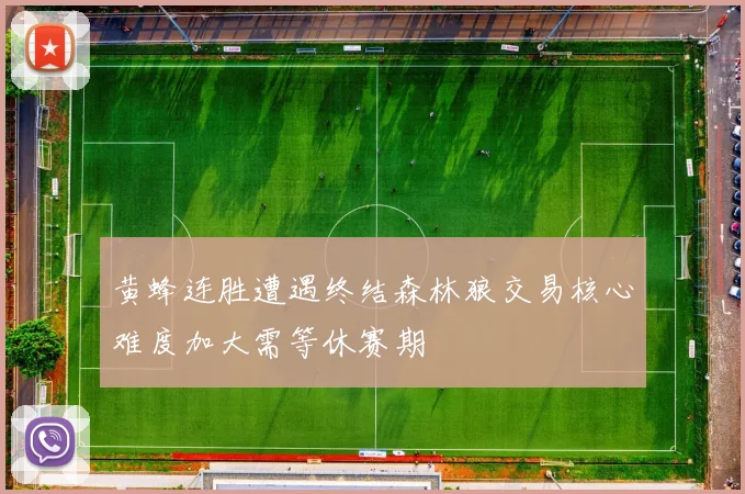 黄蜂连胜遭遇终结森林狼交易核心难度加大需等休赛期